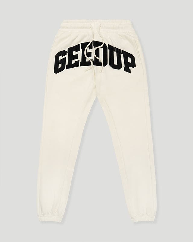 Geedup Buttercream-Black Trackpants Geedup Buttercream-Black Trackpants