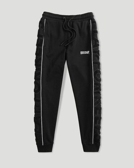 Geedup Play Black/White Trackpants