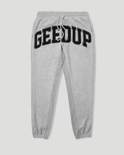 Geedup Trackpants Marle/Black Grey