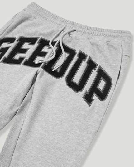 Geedup Trackpants Marle/Black Grey