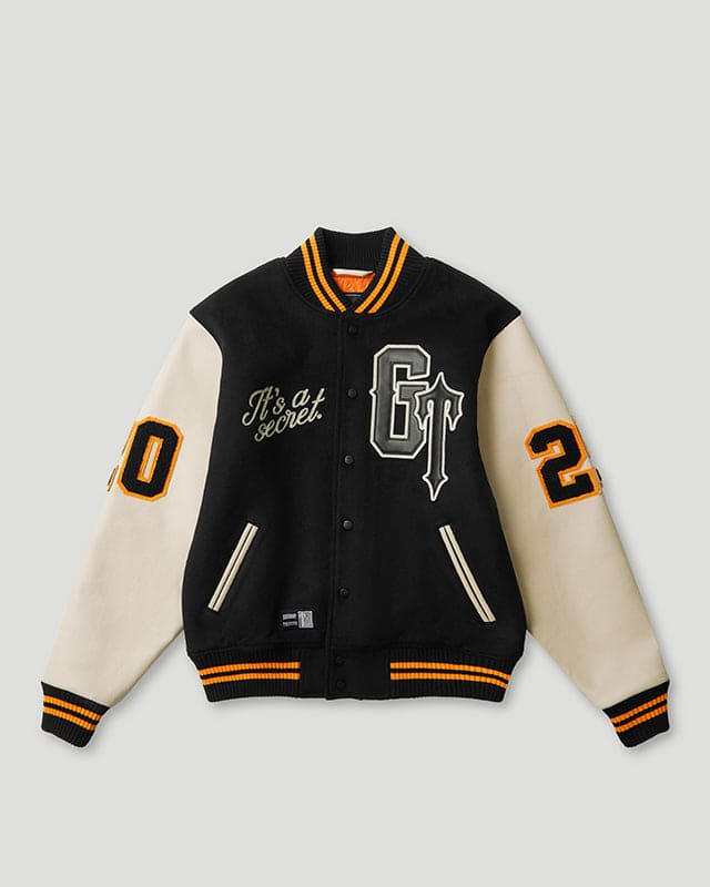 Geedup-x-Trapstar-Letterman-Jacket-Black_Cream_Orange.webp
