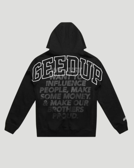 Geedup Proud Team Logo Black Hoodie