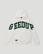 Geedup Team Logo White/Green Hoodie