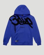 Geedup Hand style Blue Color Hoodie