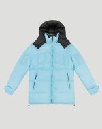 Geedup Team Logo Reversible Duck Baby Down Blue/Black Jacket
