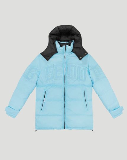 Geedup Team Logo Reversible Duck Baby Down Blue/Black Jacket