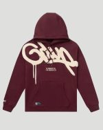 Geedup Hand style Maroon/Cream Hoodie