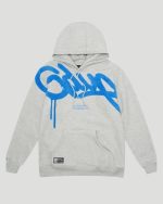 Geedup Hands style Gray & Sky Blue Hoodie
